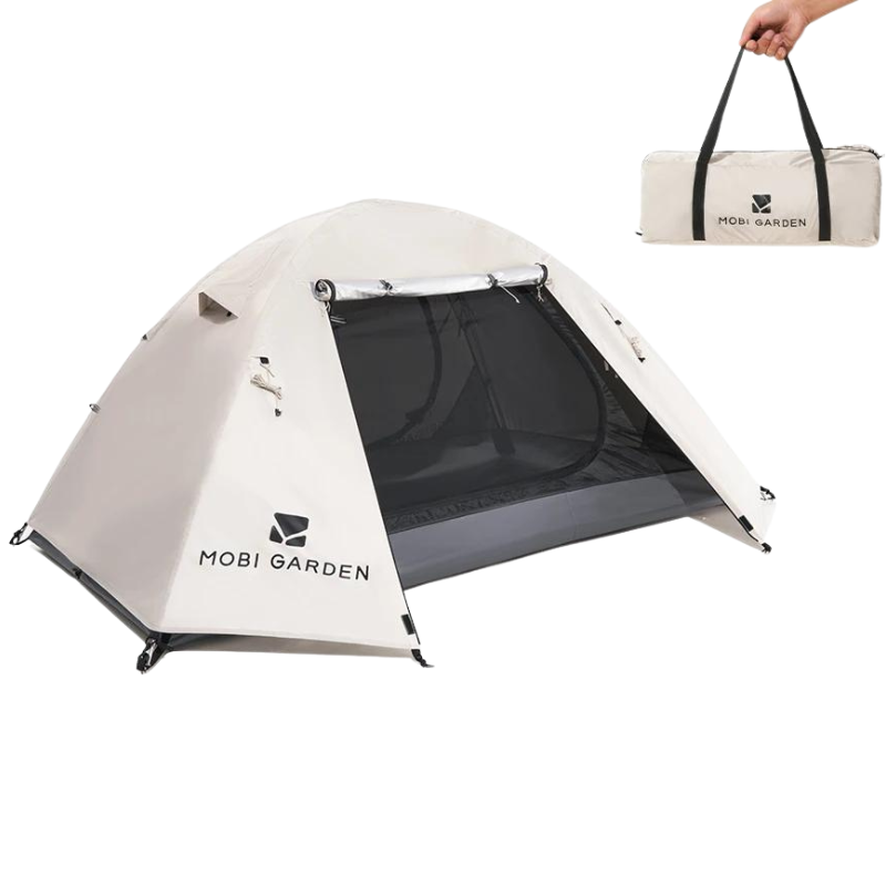 tente légère 3 places Tente de Randonnée 2-3 Places Ultra-Légère et Imperméable – 220x190x12 – Outvera