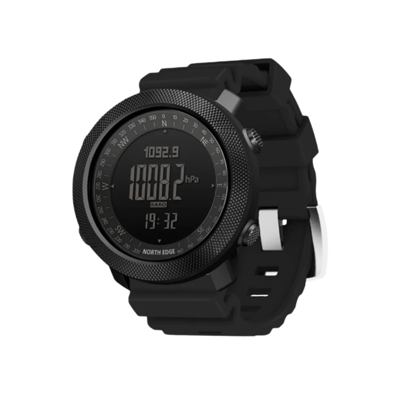 Montre de Sport Outdoor Multifonction – Altimètre, Baromètre, Thermomètre, Étanche 50M, Autonomie 360 Jours