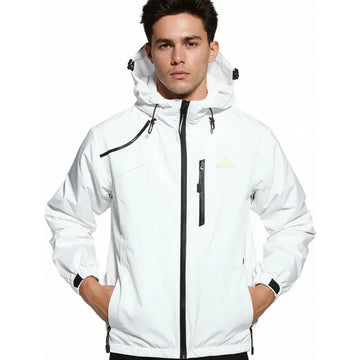 Veste Randonnée Imperméable Respirante Homme Taille L Automne Nylon