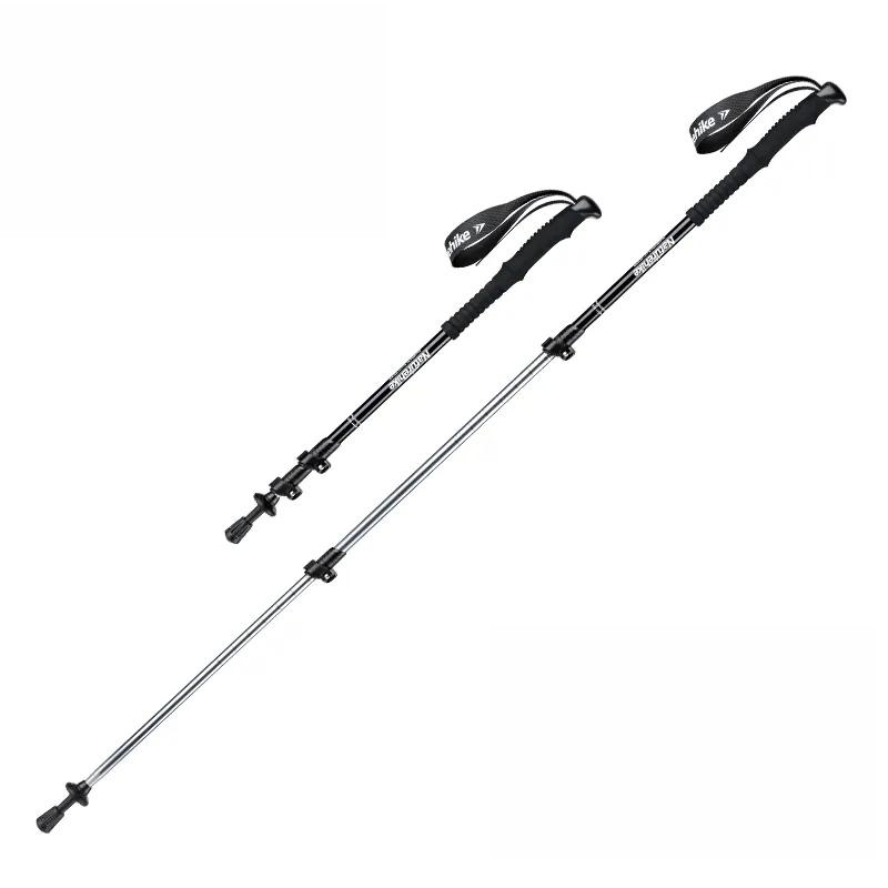 Bâton de Randonnée Télescopique 135 cm – Ultra-Léger 255g, Aluminium, Pointe en Acier Tungstène