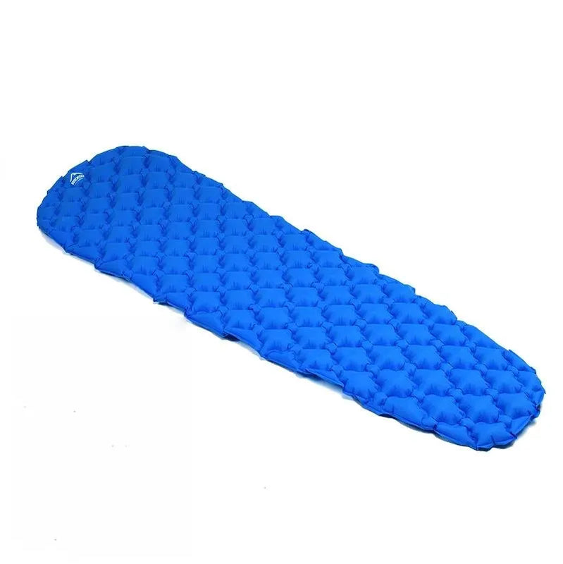 Matelas de Camping Ultra-Léger avec Sac de Gonflage – Imperméable, 190x58x5 cm, 460g, Format Compact 19x9 cm