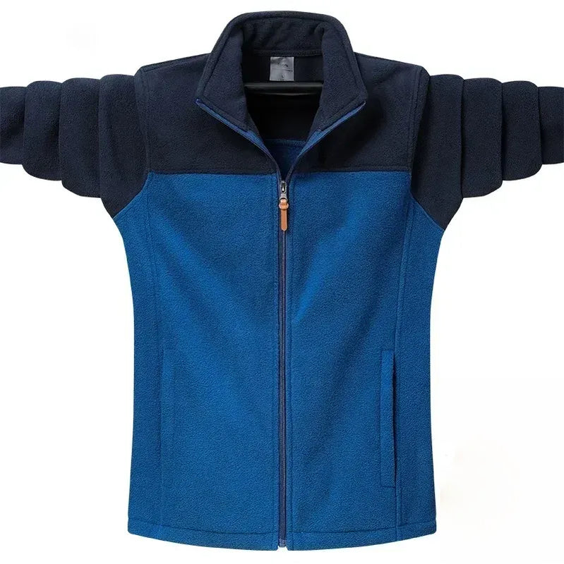 Veste Polaire Homme - Confort Doux, Résistante au Vent, Taille Plus 9XL
