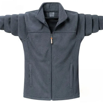 Veste Polaire Homme - Confort Doux, Résistante au Vent, Taille Plus 9XL