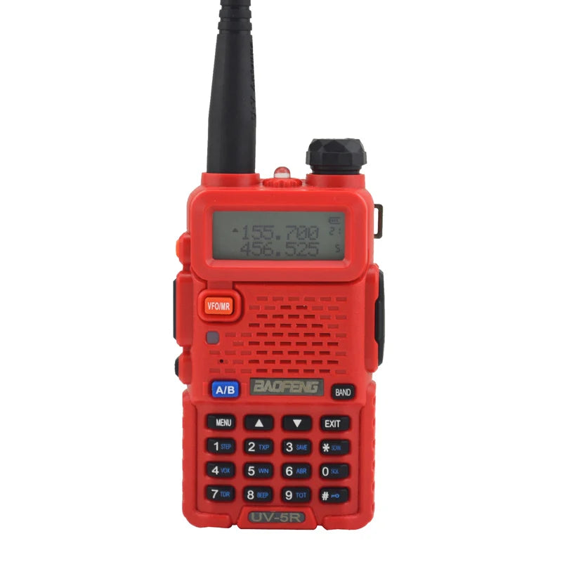 Talkie-Walkie Double Bande VHF/UHF – 128 Canaux, 5W, Radio FM, Batterie 1800mAh, Portée 3 à 5 km