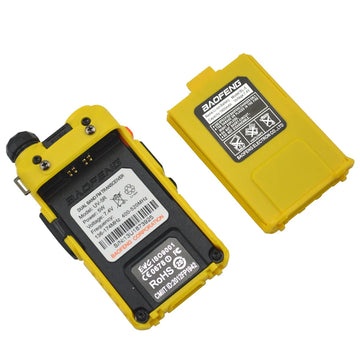 Talkie-Walkie Double Bande VHF/UHF – 128 Canaux, 5W, Radio FM, Batterie 1800mAh, Portée 3 à 5 km