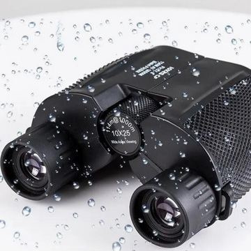 Jumelles de Randonnée Compactes pour Montagne – Zoom 10x, Portée 1000m, Oculaire 15mm, Structure Aluminium, 255g