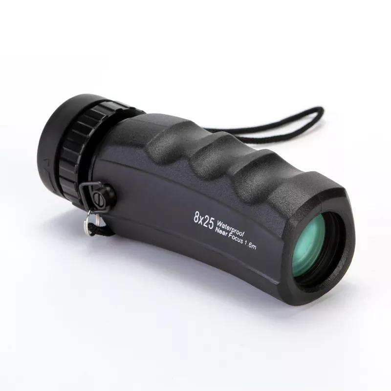Monoculaire de Randonnée HD 8x25 – Portée 1000m, Oculaire 18mm, Compact, Léger 350g, Structure Plastique