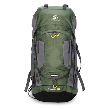 Sac À Dos Homme Imperméable 60L Avec Housse De Pluie Pour Randonnée