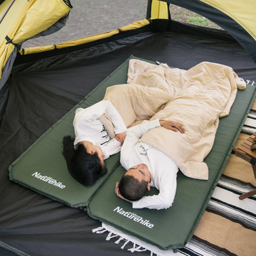 Matelas de Camping Auto-Gonflant Imperméable – 200x63x5 cm, Confortable et Pliable, 1,9 kg