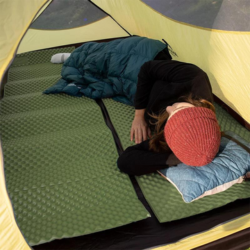 Matelas de Camping en Mousse Pliable – Imperméable, Ultra-Léger, 185x56x1,8 cm, 450g, Format Compact