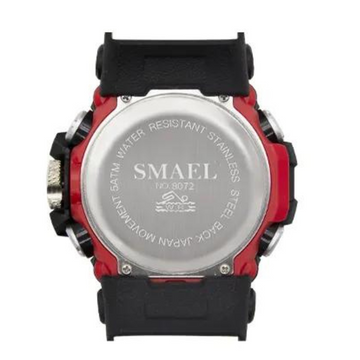 Montre de randonnée avec double affichage numérique et analogique, altimètre, baromètre et boussole – Étanche et robuste