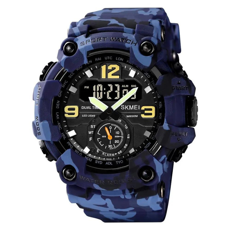 Montre de randonnée militaire robuste avec boussole intégrée – Idéale pour les aventuriers