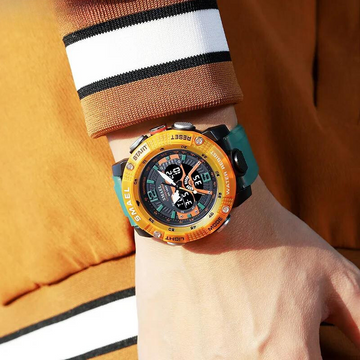 Montre de randonnée et sport polyvalente avec chronomètre, alarme et rétroéclairage – Étanche et robuste
