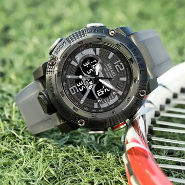 Montre de randonnée et sport polyvalente avec chronomètre, alarme et rétroéclairage – Étanche et robuste