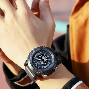 Montre de randonnée et sport polyvalente avec chronomètre, alarme et rétroéclairage – Étanche et robuste