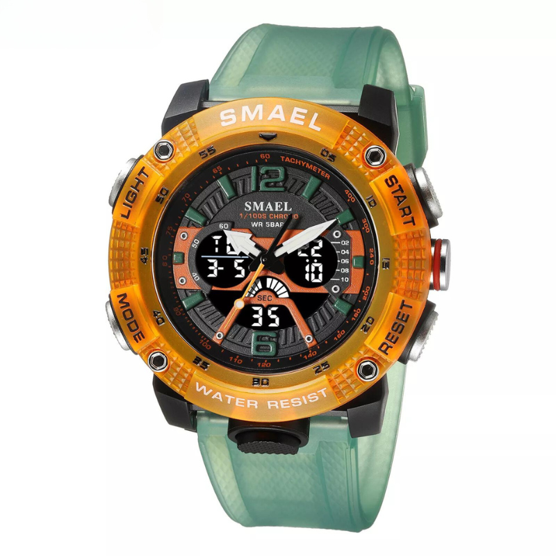 Montre de randonnée et sport polyvalente avec chronomètre, alarme et rétroéclairage – Étanche et robuste