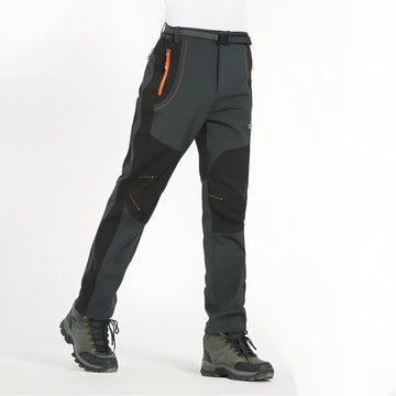 Pantalon Randonnée Homme Déperlant Avec Doublure Polaire Confort Optimal