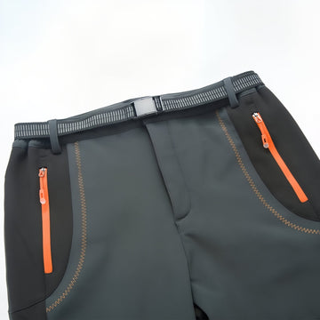 Pantalon Randonnée Homme Déperlant Avec Doublure Polaire Confort Optimal