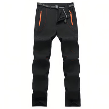 Pantalon Randonnée Homme Déperlant Avec Doublure Polaire Confort Optimal