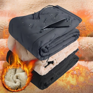 Pantalon de Randonnée Doublé pour Homme – Imperméable et Chaud