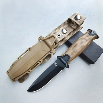 Variant image for Couteau de Survie Militaire en Acier Inoxydable – Lame de 9,8 cm avec Poignée Ergonomique-4