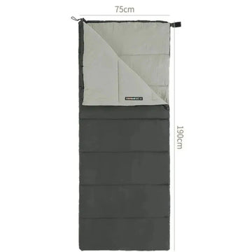 Sac de Couchage de Camping 3 Saisons Ultra-Léger – Polyester Imperméable, Garnissage Coton, 190x75 cm, 1kg