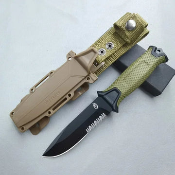 Variant image for Couteau de Survie Militaire en Acier Inoxydable – Lame de 9,8 cm avec Poignée Ergonomique-5