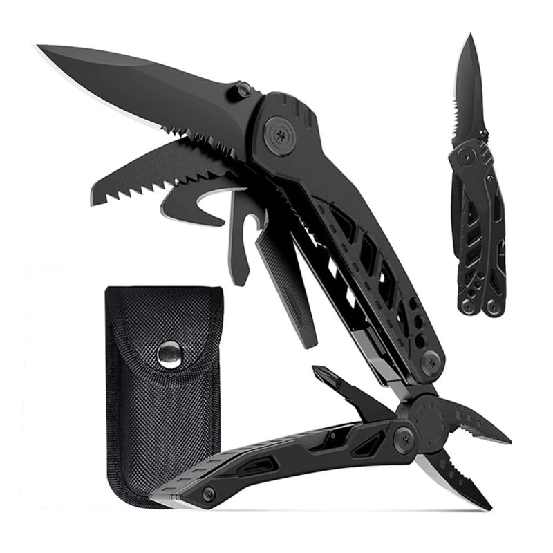 Multi-Sool – Couteau Pliant en Acier Inoxydable, Léger et Durable pour Camping et Survie