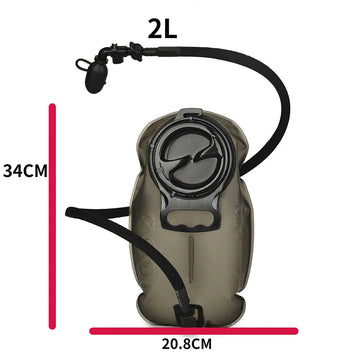 Variant image for Sac Hydratation TPU 2,0L/2,5L Avec Tuyau Flexible Pour Randonnée et Vélo-3