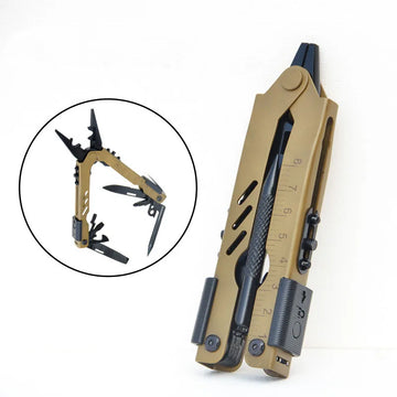 Pince Multifonction Portable en Acier Inoxydable – Outils Intégrés Pratiques
