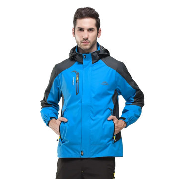 Veste Randonnée Homme Imperméable – Légère, Respirante et Coupe-Vent, Grande Taille