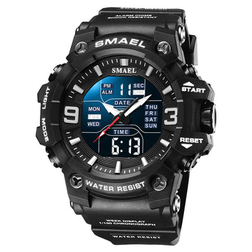 Variant image for Montre Digitale Militaire Imperméable avec Alarme et Double Fuseau Horaire-14