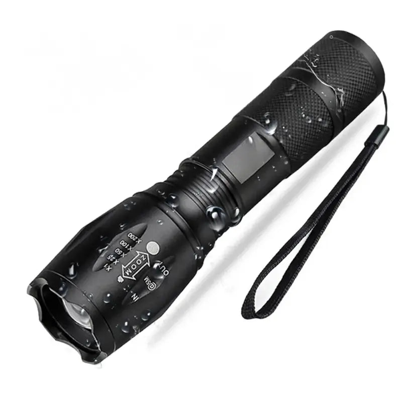 Lampe Torche LED Ultra Puissante en Aluminium - 5 Modes d&
