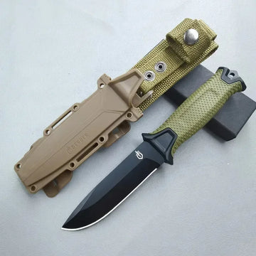 Variant image for Couteau de Survie Militaire en Acier Inoxydable – Lame de 9,8 cm avec Poignée Ergonomique-3