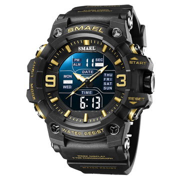 Variant image for Montre Digitale Militaire Imperméable avec Alarme et Double Fuseau Horaire-5
