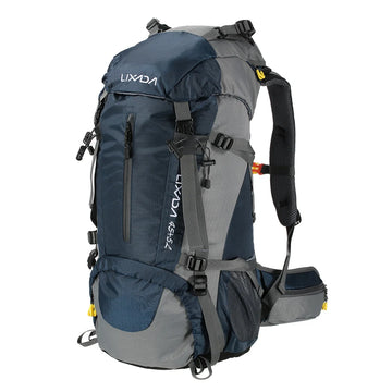 Sac À Dos De Randonnée Imperméable 50L Avec Housse De Pluie - Nylon Résistant