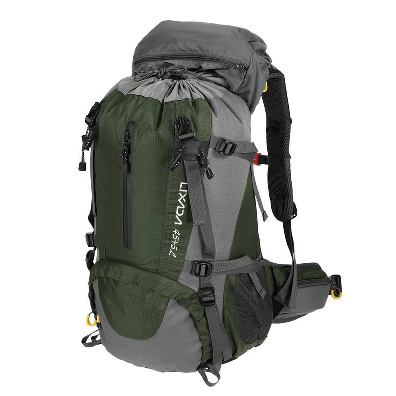 Sac À Dos De Randonnée Imperméable 50L Avec Housse De Pluie - Nylon Résistant