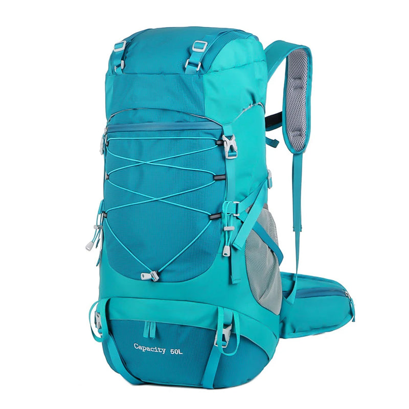 Sac à Dos Homme 50L WESTTUNE avec Housse de Pluie et Compartiments Multiples