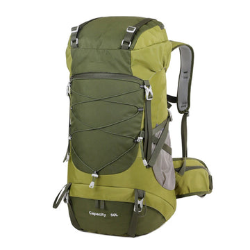 Sac à Dos Homme 50L WESTTUNE avec Housse de Pluie et Compartiments Multiples