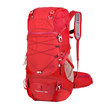 Sac à Dos Homme 50L WESTTUNE avec Housse de Pluie et Compartiments Multiples