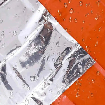 Sac de Couchage de Survie en Mylar Imperméable – 210x90 cm, Isolation Thermique 0°C à -10°C