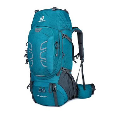 Sac à dos de voyage en nylon étanche 60L – 77 x 31 x 27 cm, idéal pour les aventures en plein air
