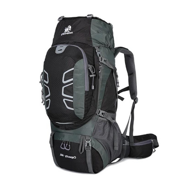 Sac à dos de voyage en nylon étanche 60L – 77 x 31 x 27 cm, idéal pour les aventures en plein air