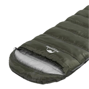 Sac de Couchage Ultra-Léger en Duvet – Imperméable, Isolant, 220x75 cm, 3 Saisons, 1100g