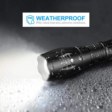 Lampe Torche LED Ultra Puissante en Aluminium - 5 Modes d&