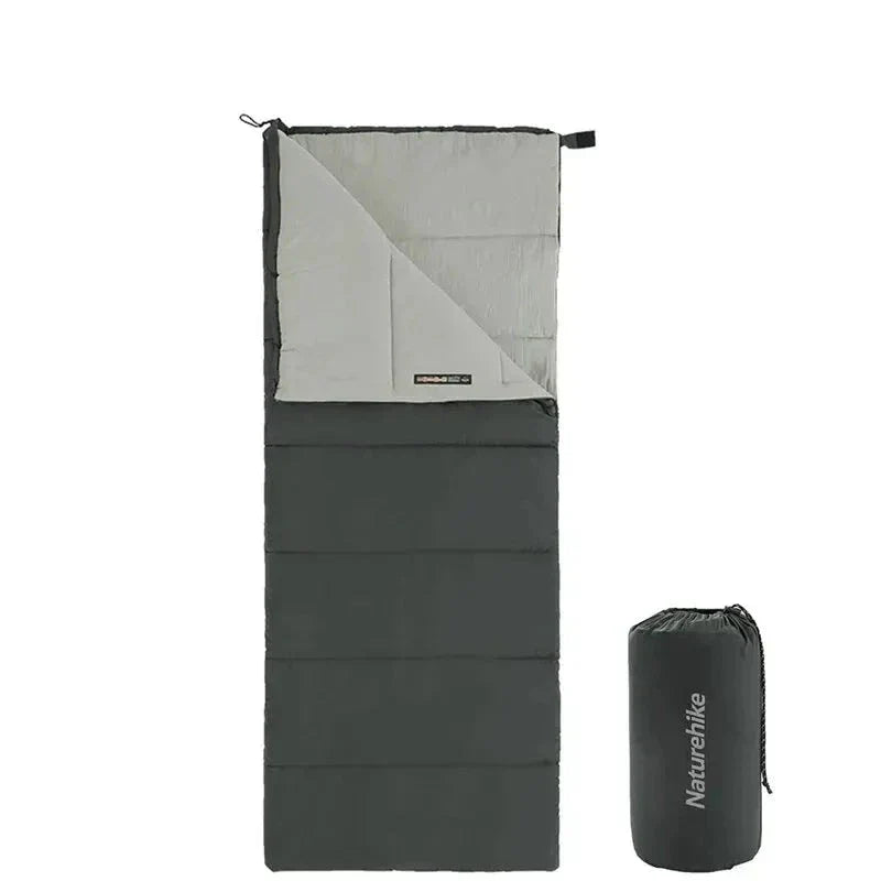 Sac de Couchage de Camping 3 Saisons Ultra-Léger – Polyester Imperméable, Garnissage Coton, 190x75 cm, 1kg