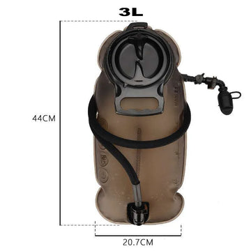 Variant image for Sac Hydratation TPU 2,0L/2,5L Avec Tuyau Flexible Pour Randonnée et Vélo-2