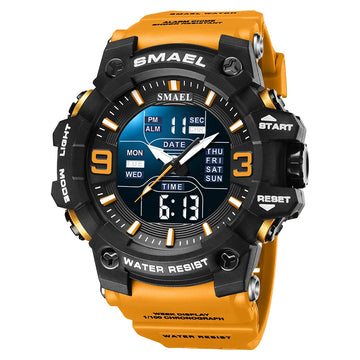 Variant image for Montre Digitale Militaire Imperméable avec Alarme et Double Fuseau Horaire-4