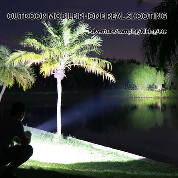 Lampe Torche Rechargeable LED S-141 - Puissante, Étanche, 4 Modes d&