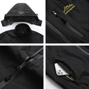 Veste Randonnée Imperméable Respirante Homme Taille L Automne Nylon